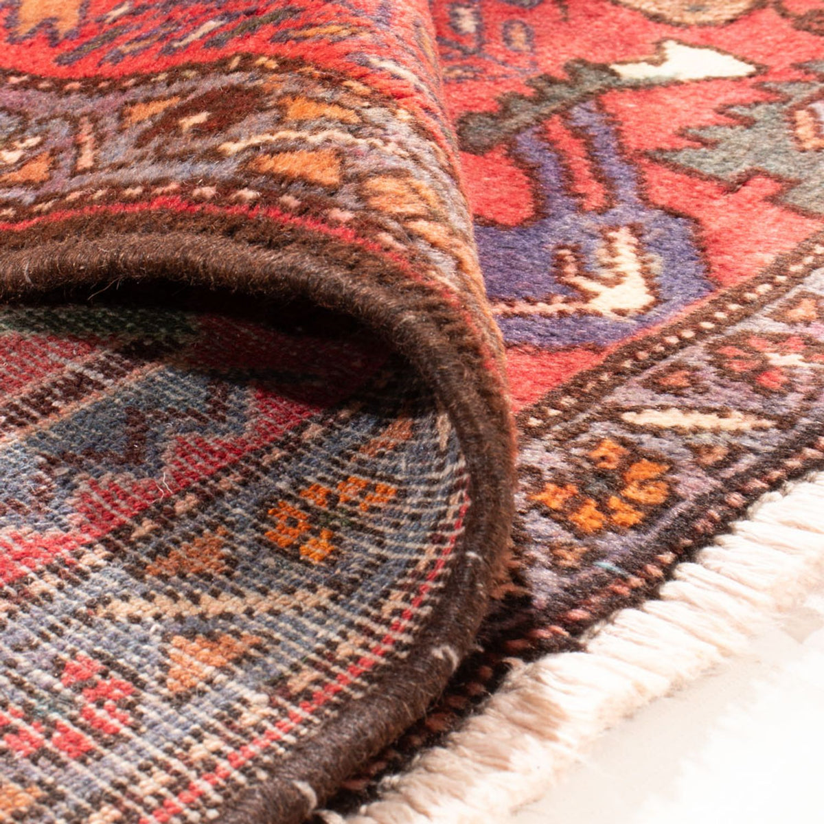 Tapis persan - Classique - 99 x 89 cm - rouge