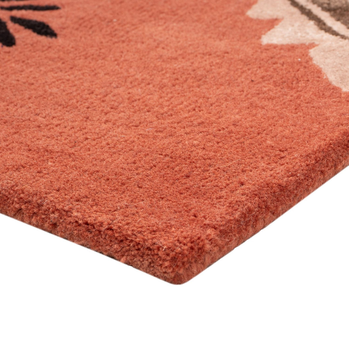 Tapis design - 90 x 60 cm - saumon