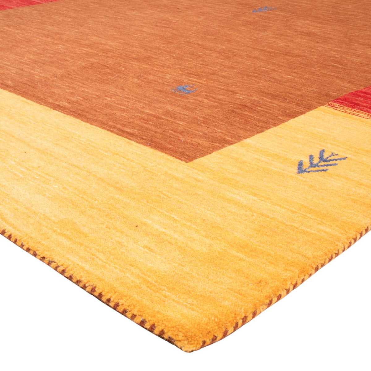 Tapis Gabbeh - Loribaft Softy - 240 x 170 cm - marron