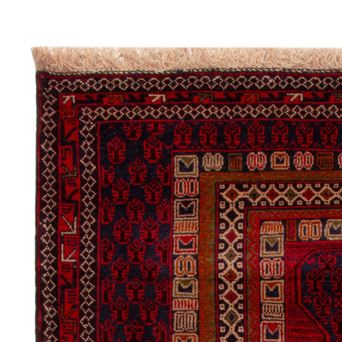 Tapis Belutsch - 138 x 91 cm - rouge