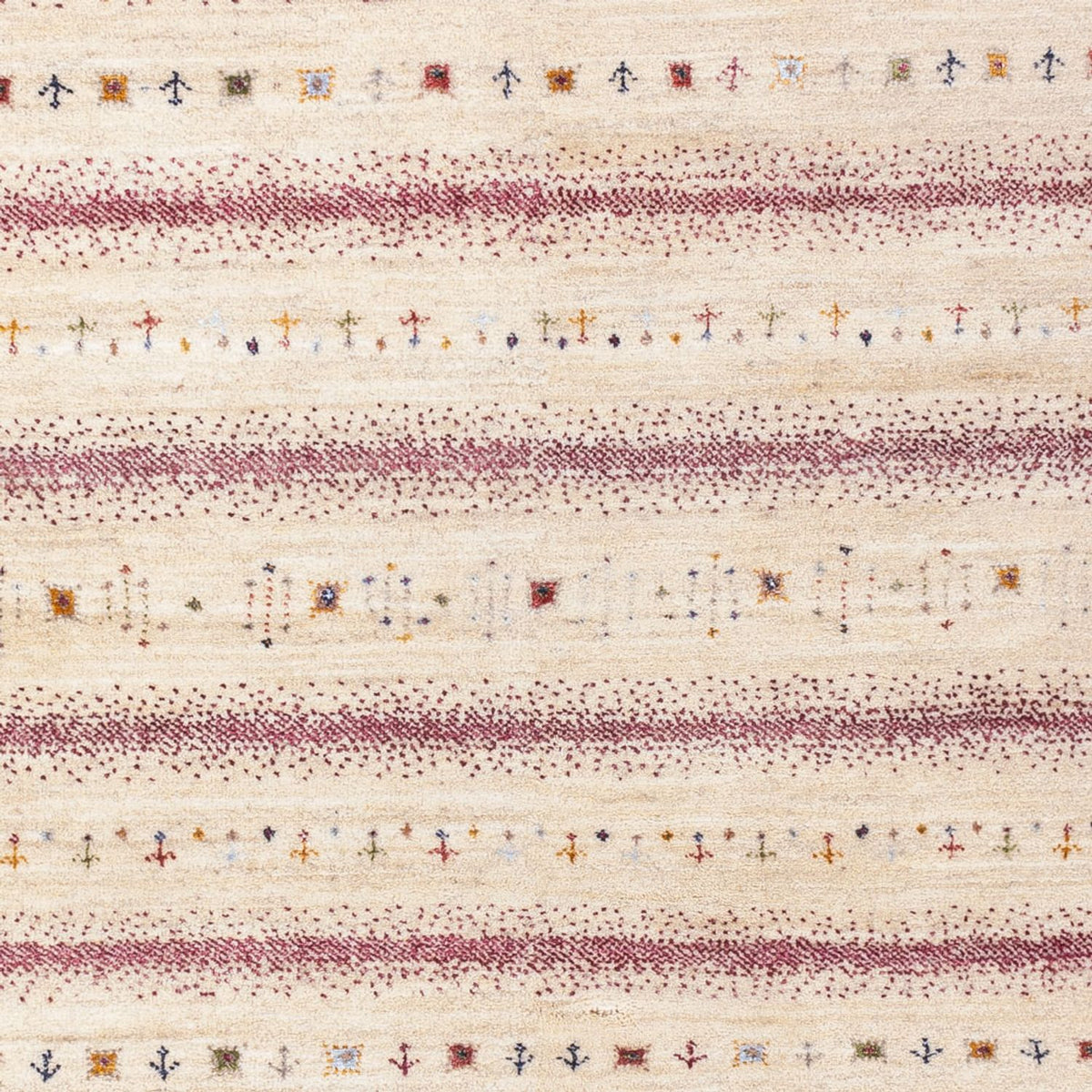 Tapis Gabbeh - Loribaft Indus - 245 x 174 cm - crème