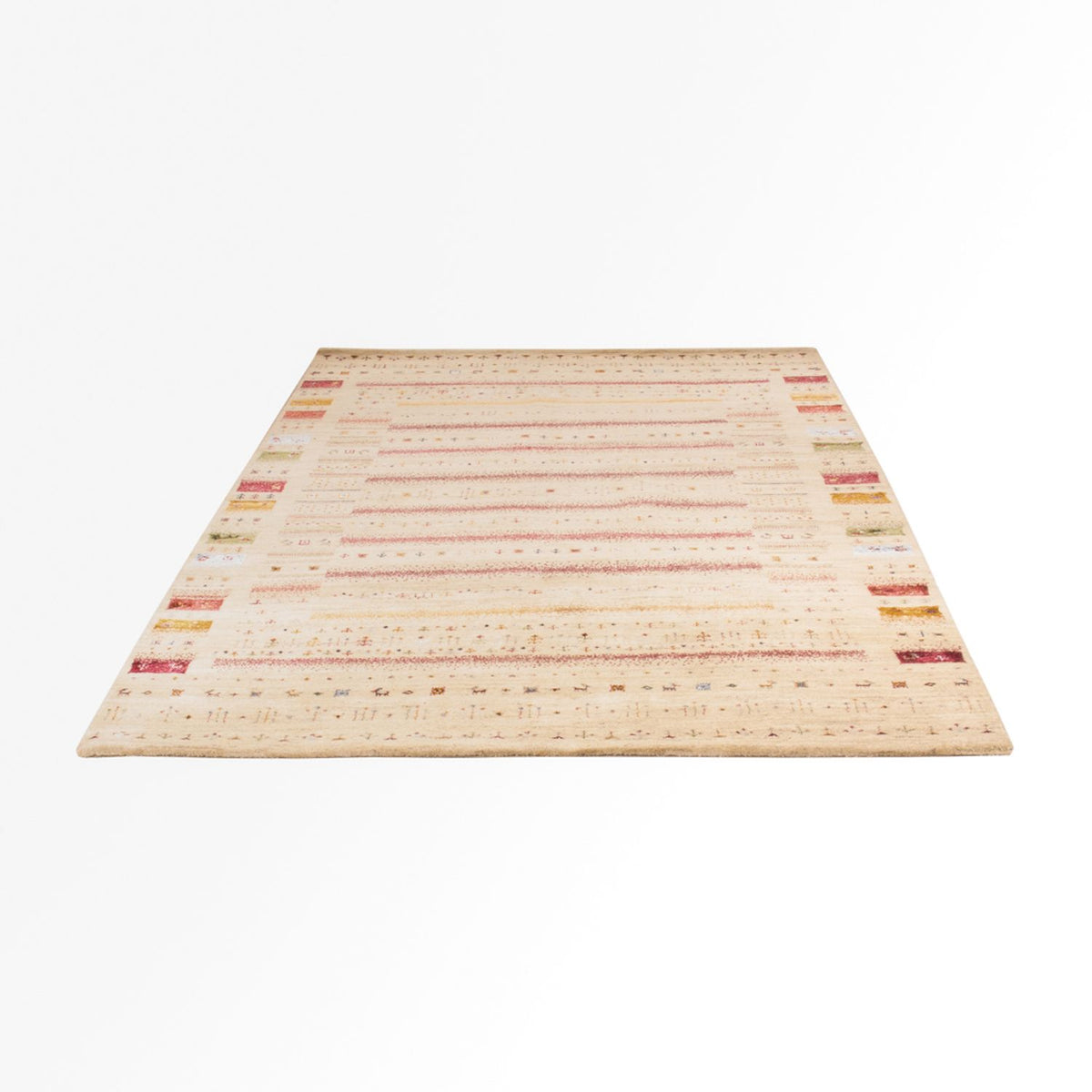 Tapis Gabbeh - Loribaft Indus - 245 x 174 cm - crème