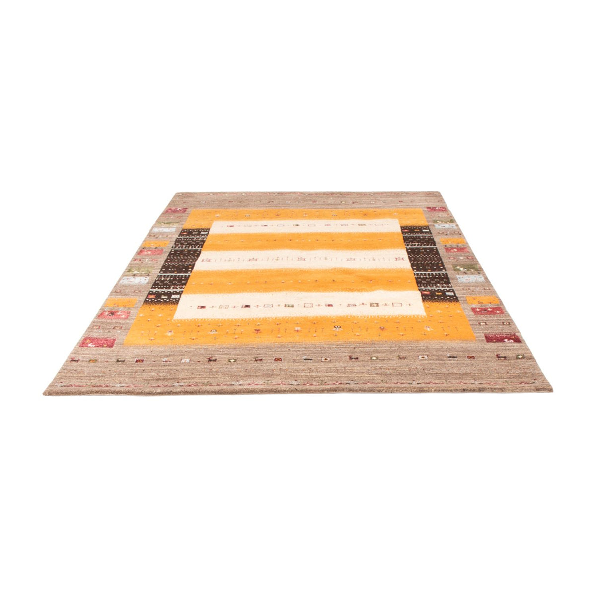 Tapis Gabbeh - Loribaft Indus - 240 x 170 cm - or