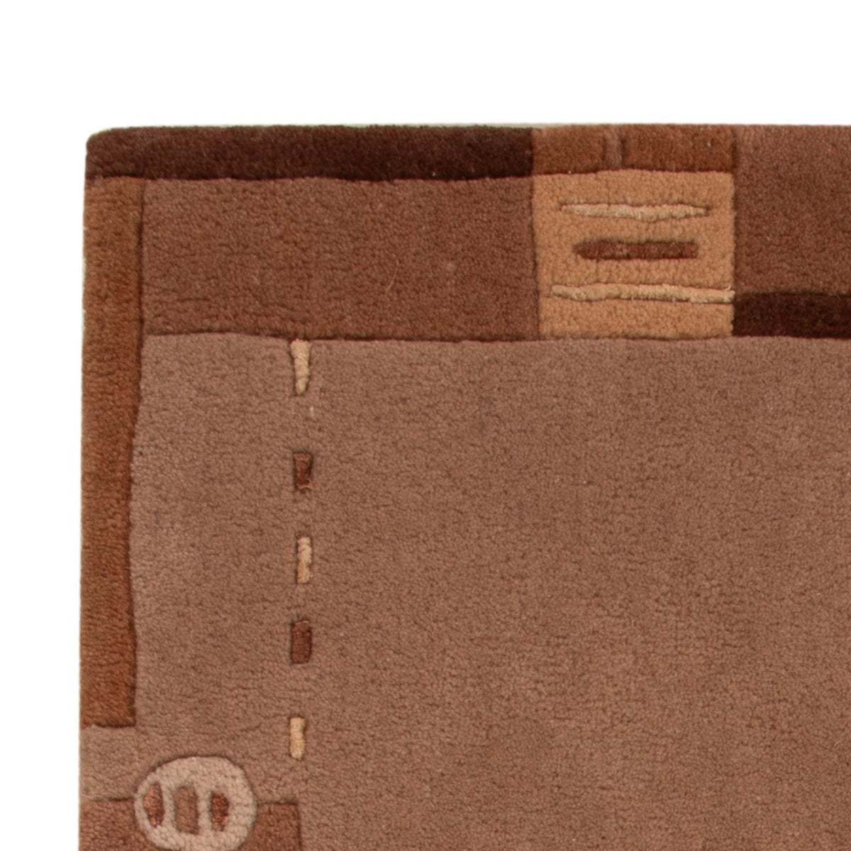 Tapis Népalais - 90 x 60 cm - marron