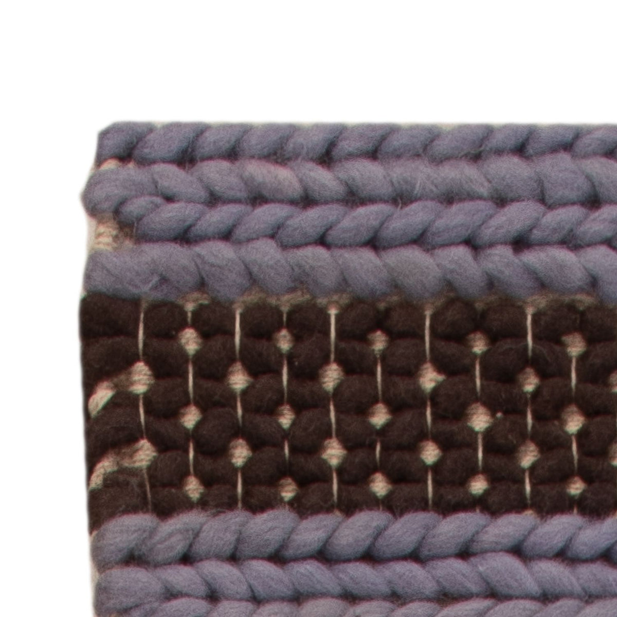 Tapis de couloir Tapis en laine - 124 x 33 cm - multicolore