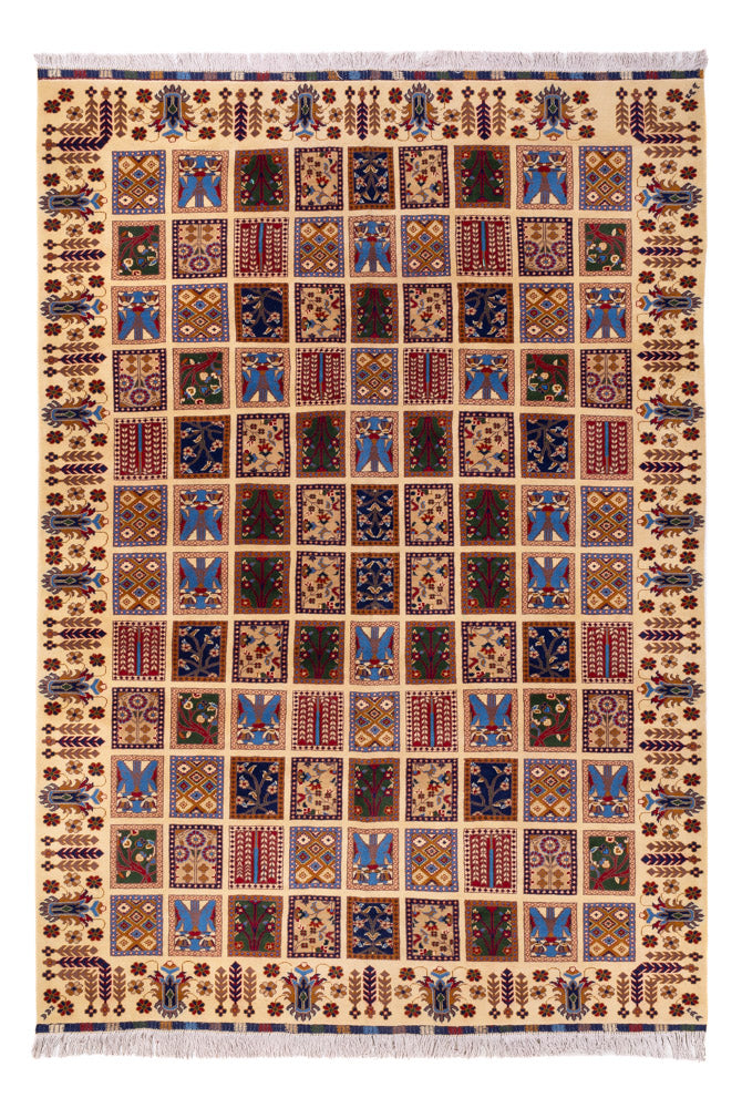 Tapis afghan - 283 x 200 cm - multicolore