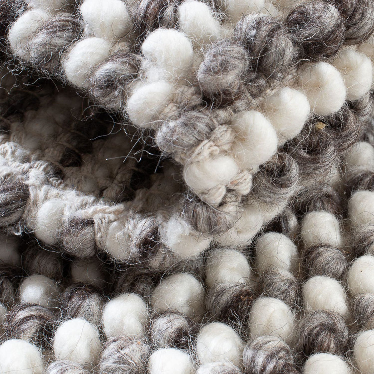 Tapis en laine - 94 x 60 cm - gris