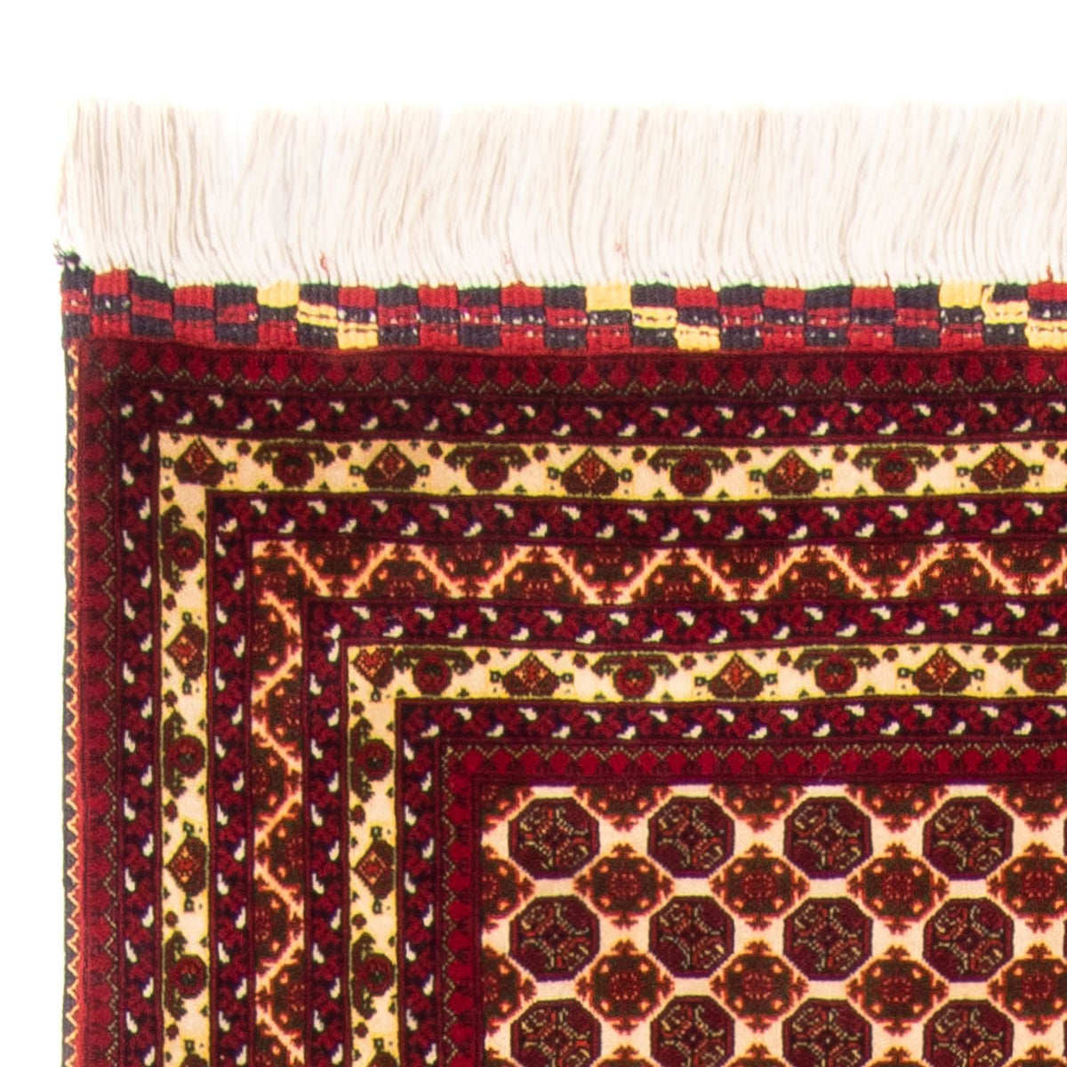 Tapis de couloir Tapis afghan - 287 x 90 cm - beige