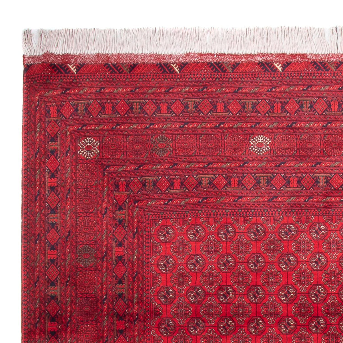Tapis afghan - 343 x 248 cm - rouge