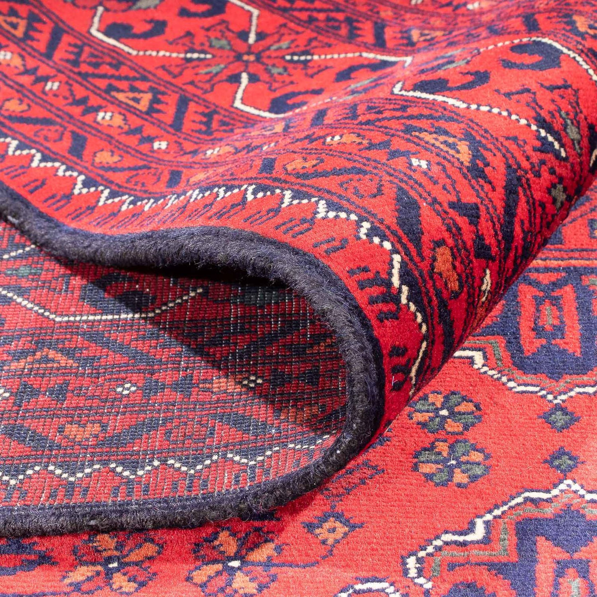 Tapis afghan - 414 x 292 cm - rouge