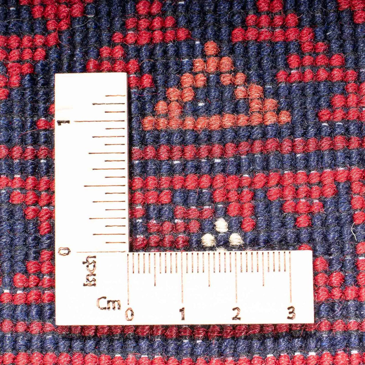 Tapis afghan - 414 x 292 cm - rouge