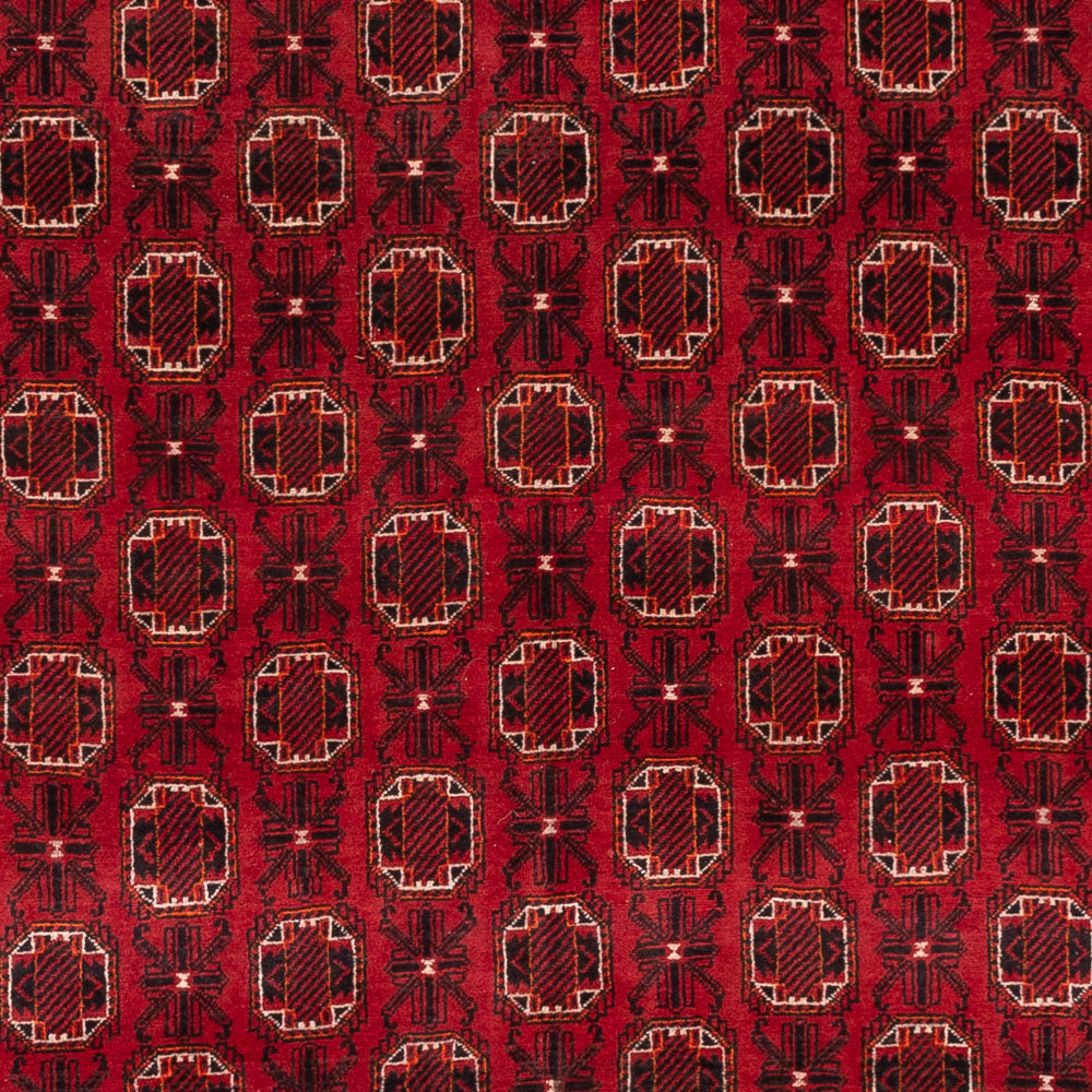 Tapis afghan - Boukhara - 274 x 198 cm - rouge