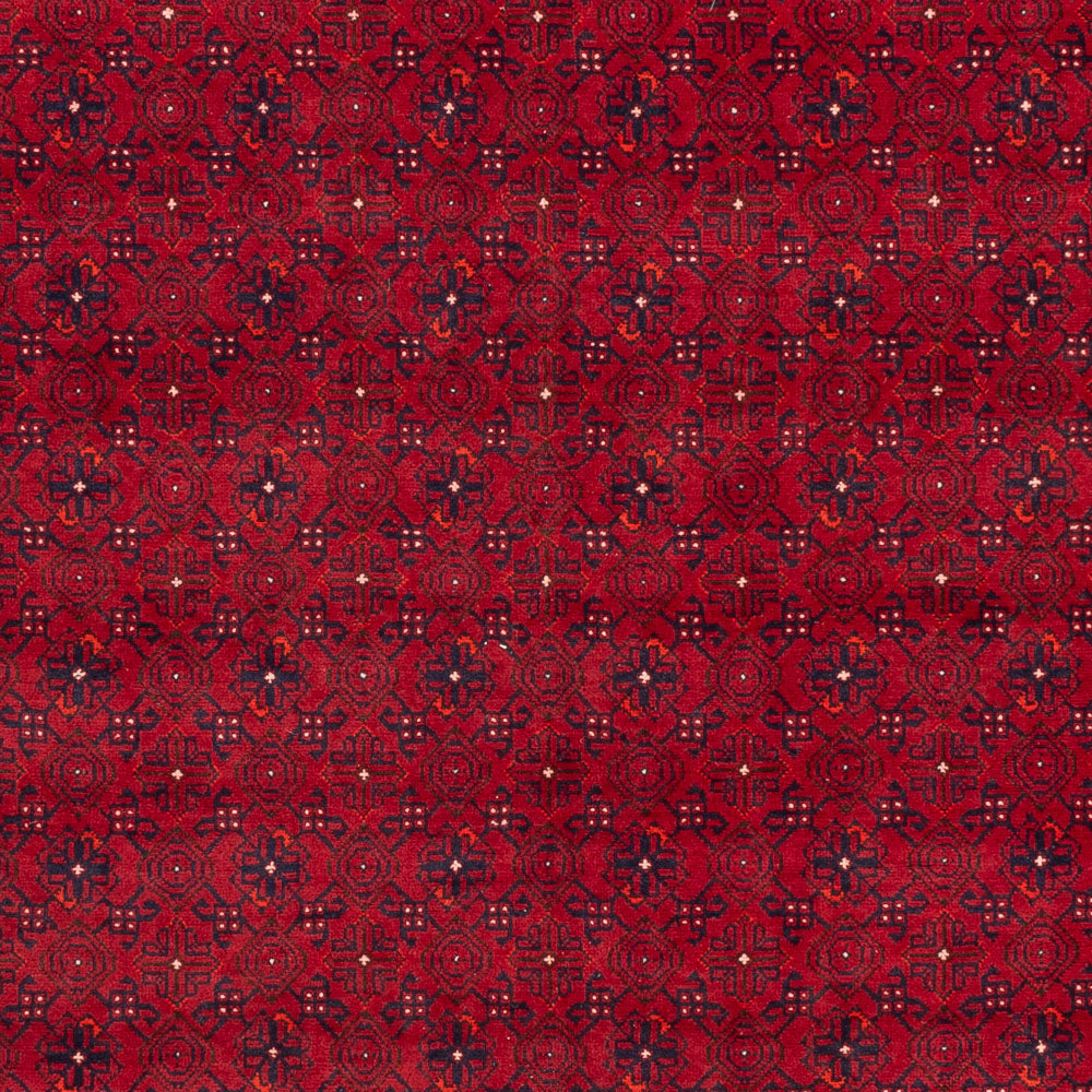Tapis afghan - 296 x 193 cm - rouge