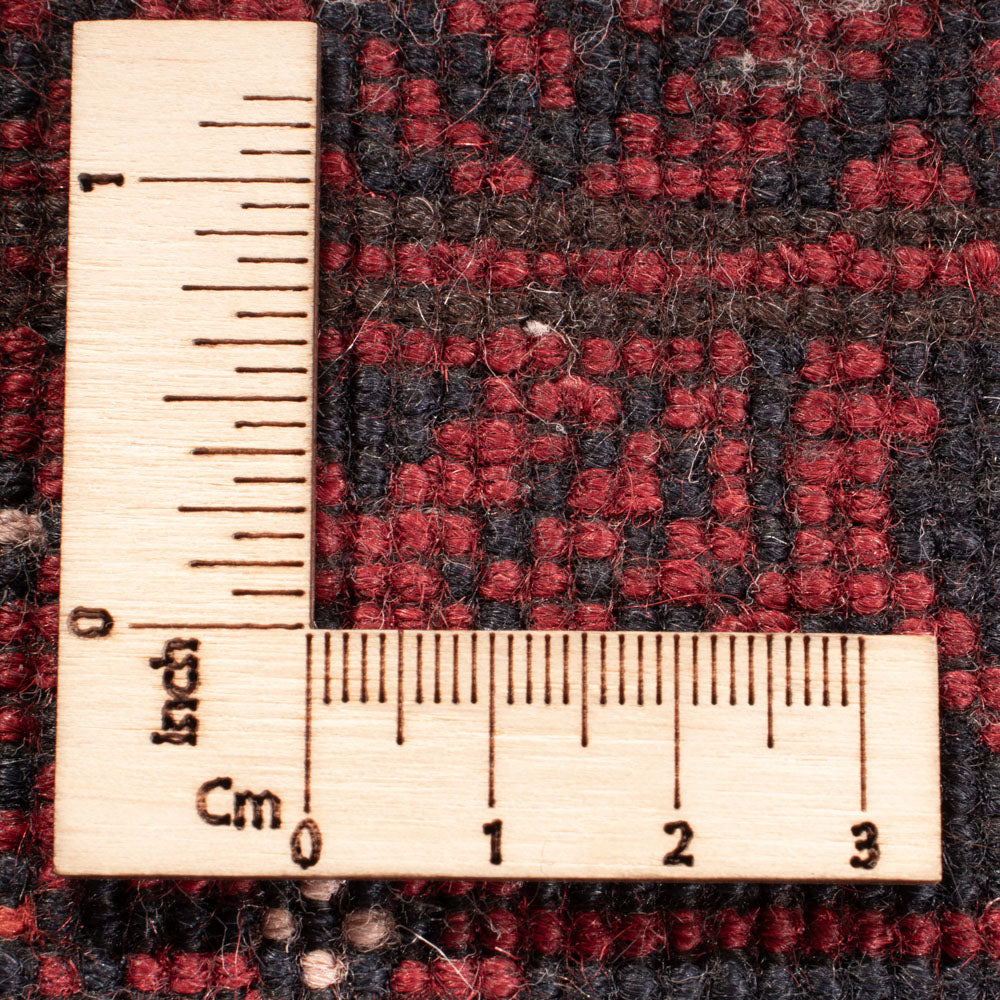 Tapis afghan - 296 x 193 cm - rouge