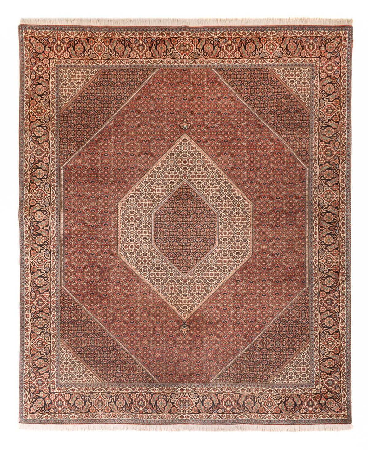Tapis persan - Bidjar - 300 x 255 cm - rouille