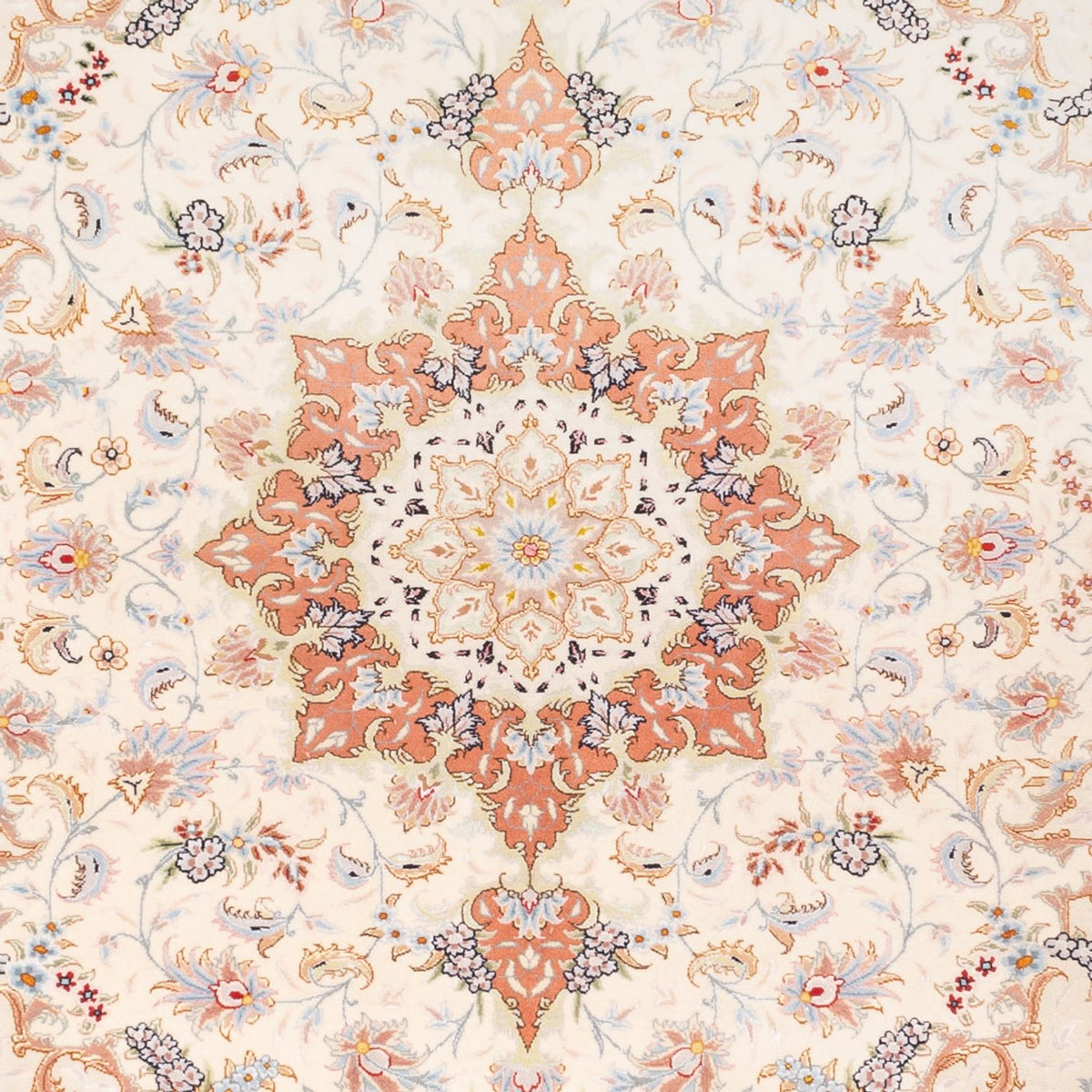 Tapis persan - Tabriz - Royal - 210 x 150 cm - beige