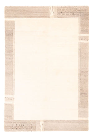 Tapis Népalais - 200 x 142 cm - blanc