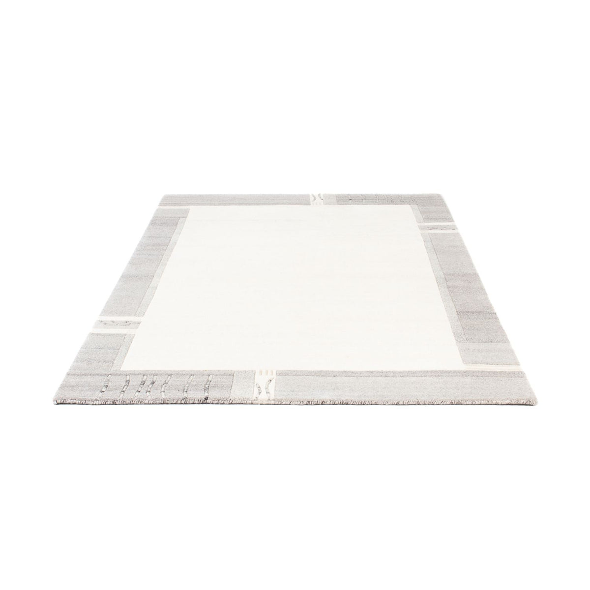 Tapis Népalais - 200 x 142 cm - blanc