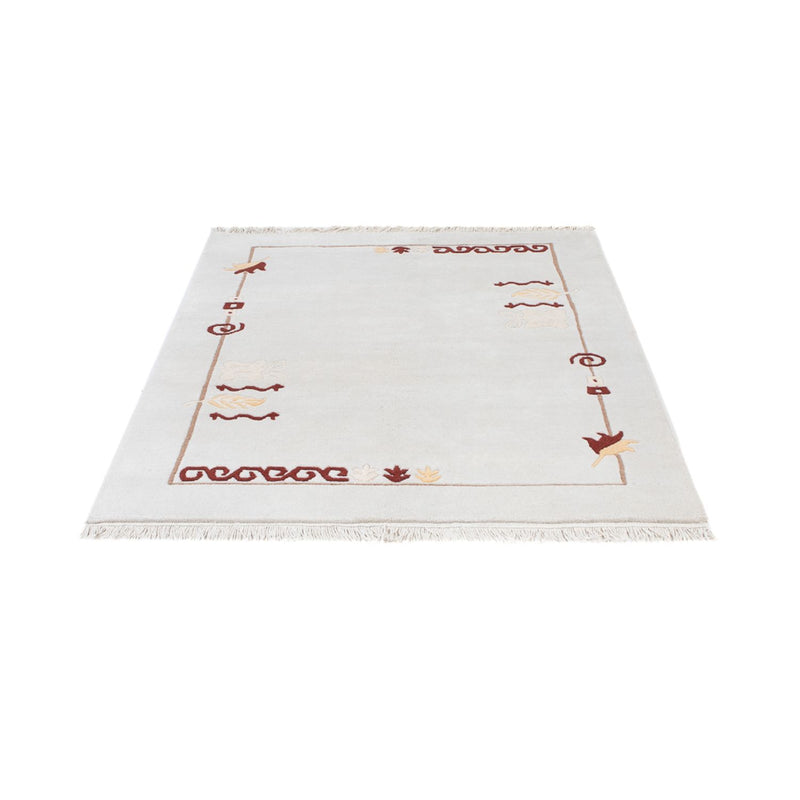 Tapis Népalais - 180 x 120 cm - beige clair