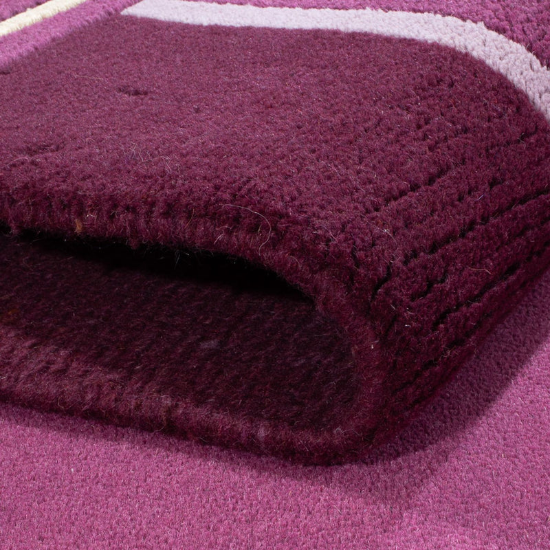 Tapis Népalais - 176 x 120 cm - fuchsia