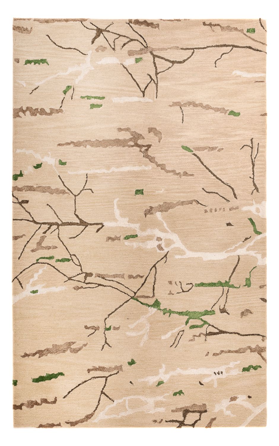 Tapis design - 242 x 152 cm - beige