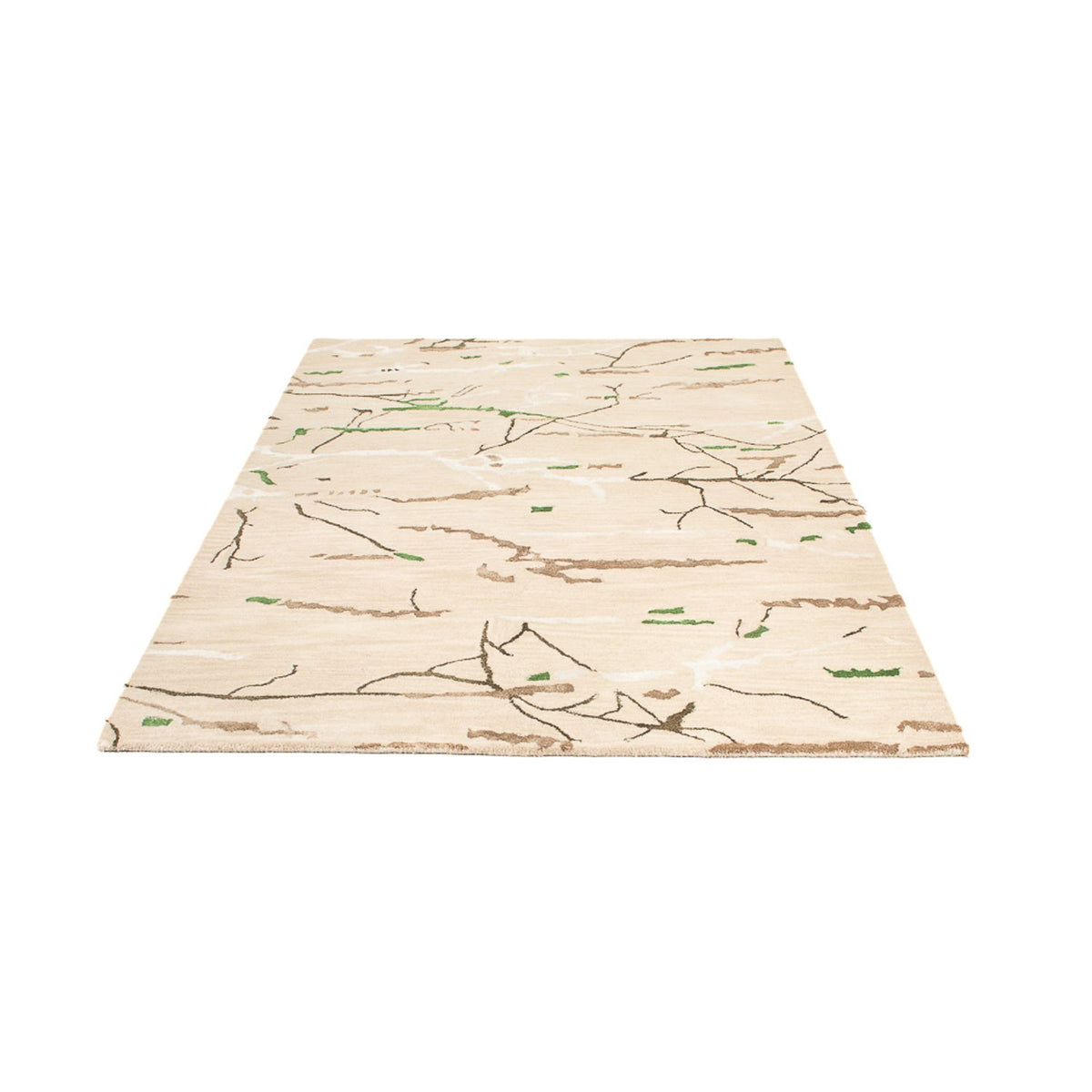 Tapis design - 242 x 152 cm - beige