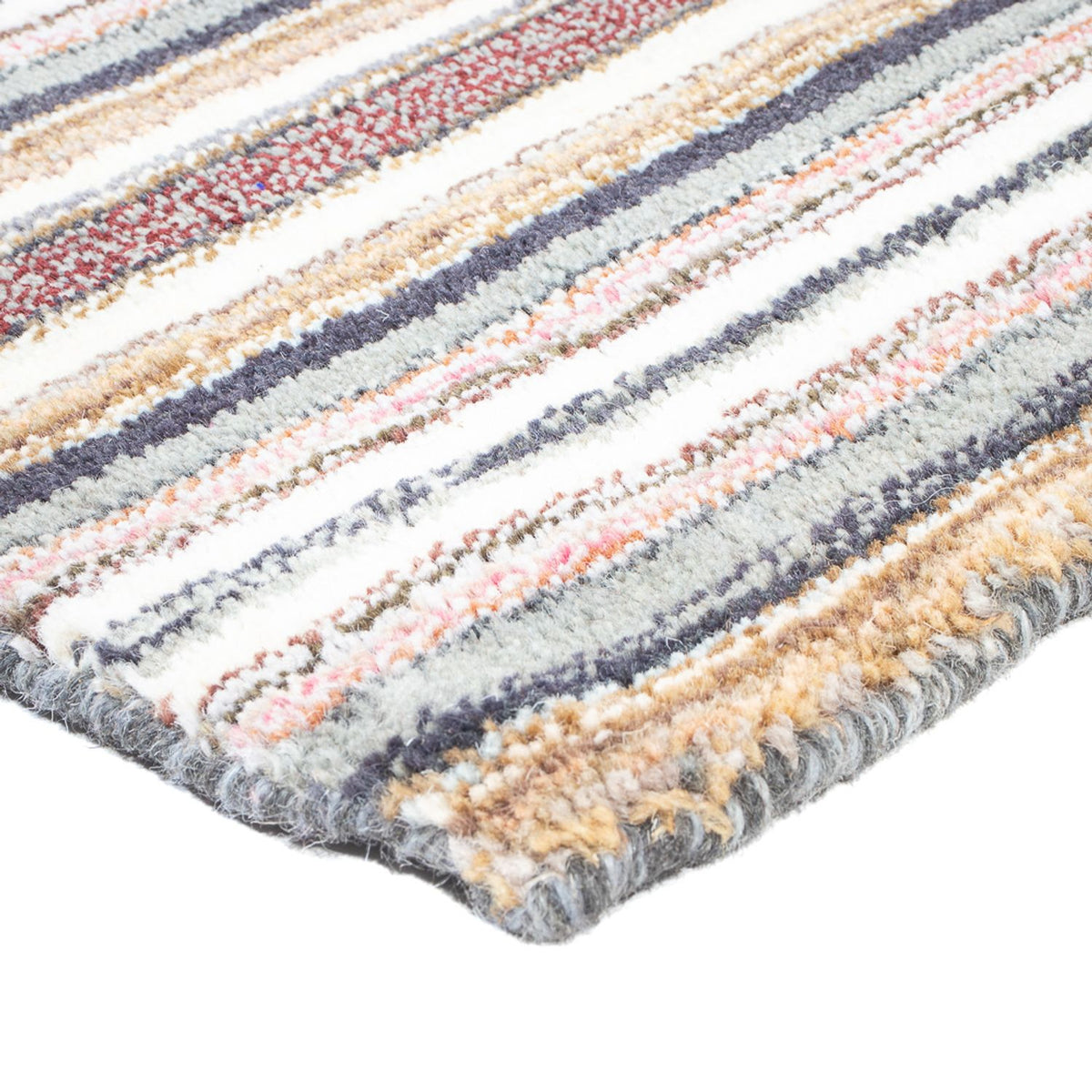 Tapis de couloir Tapis en laine - 160 x 90 cm - multicolore