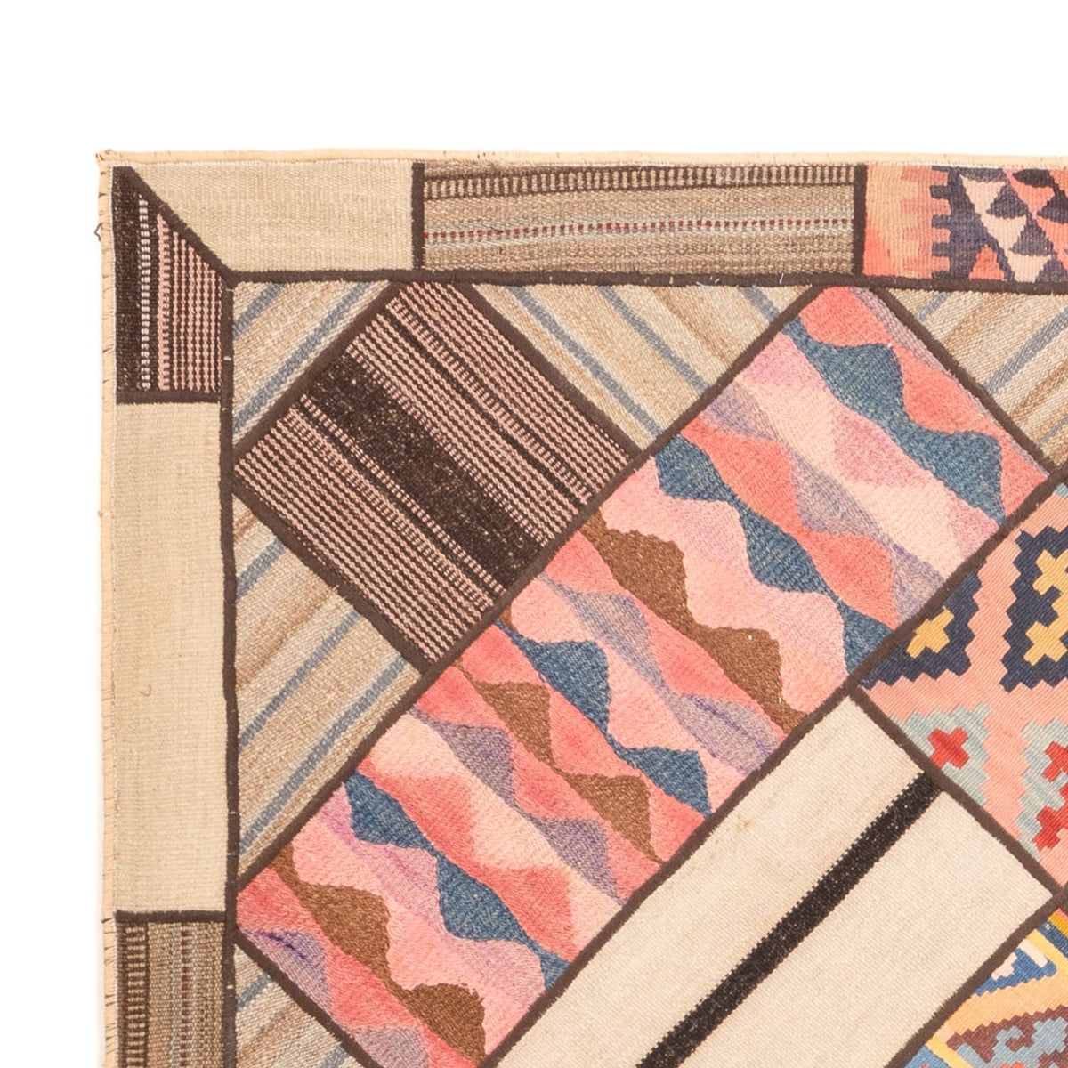 Tapis de couloir Tapis patchwork - 230 x 160 cm - multicolore