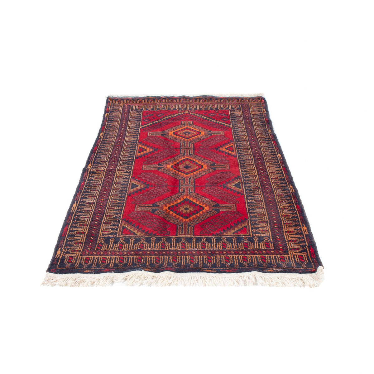 Tapis Belutsch - 142 x 95 cm - rouge