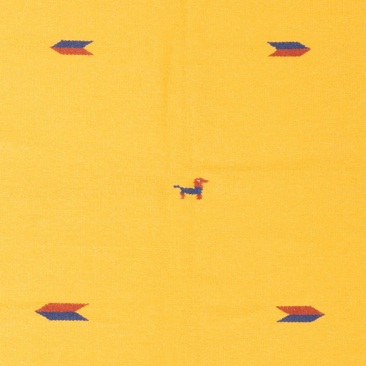 Tapis Kelim - Tendance - 180 x 120 cm - jaune