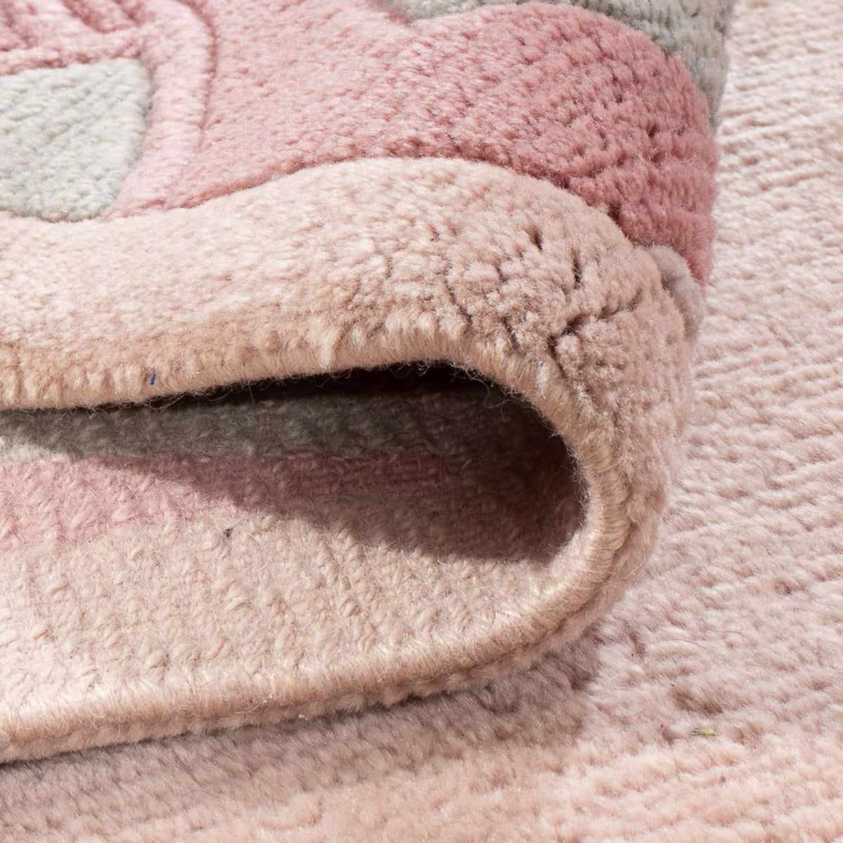 Tapis Népalais - 240 x 170 cm - rose
