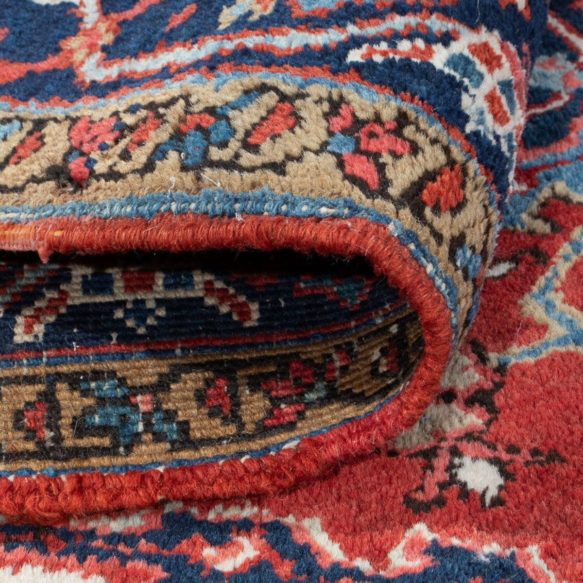 Tapis persan - Nomadic - 185 x 140 cm - rouge