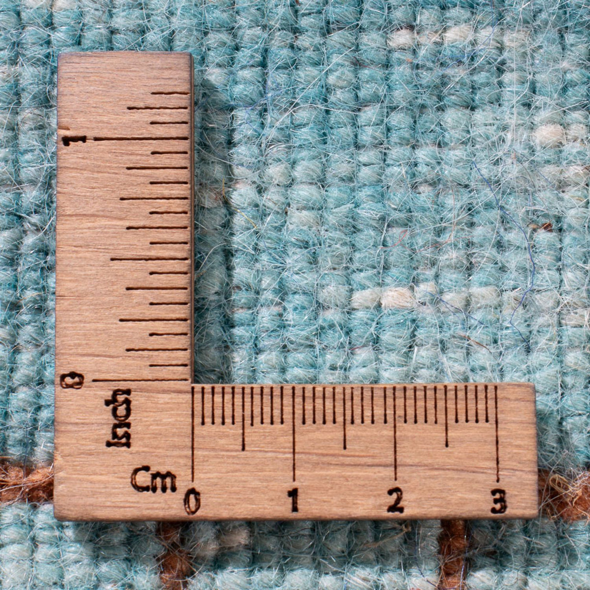 Tapis Gabbeh - Loribaft Softy - 102 x 62 cm - bleu clair