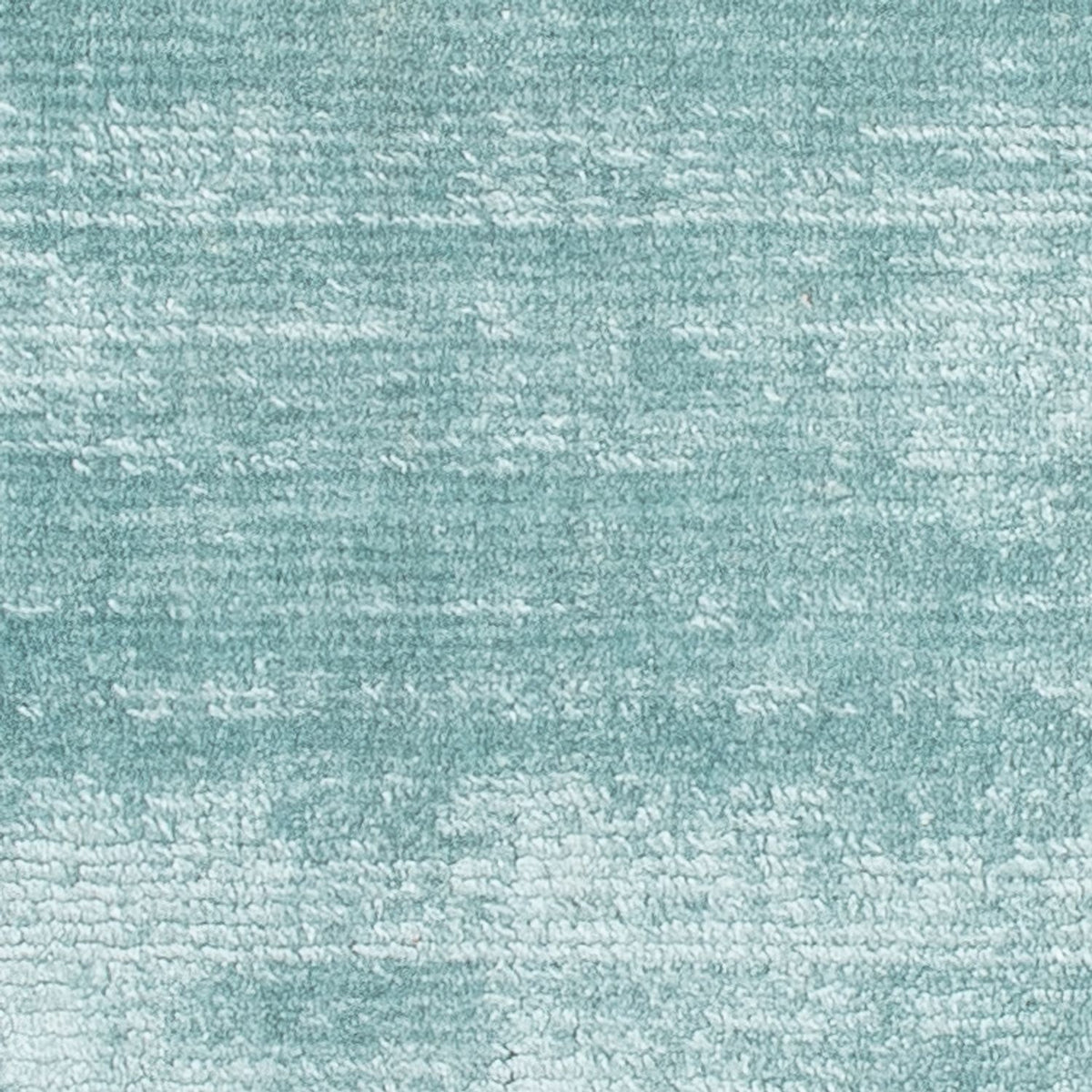 Tapis en viscose carré - 30 x 30 cm - bleu clair