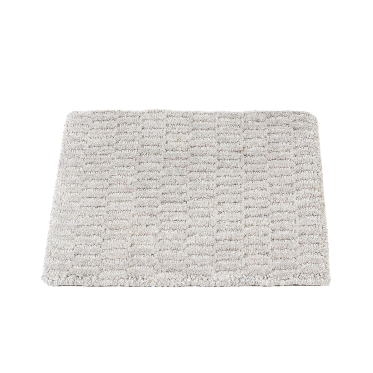 Tapis en laine carré - 32 x 32 cm - gris
