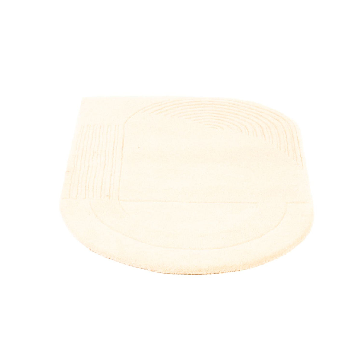 Tapis en laine - 92 x 60 cm - beige
