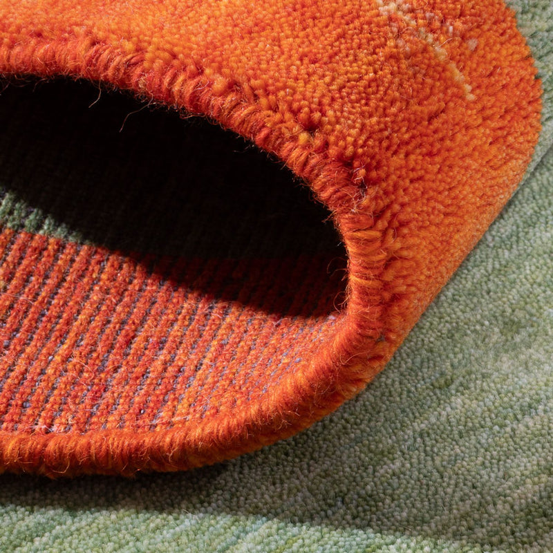 Tapis Gabbeh - Indus - 140 x 70 cm - vert clair