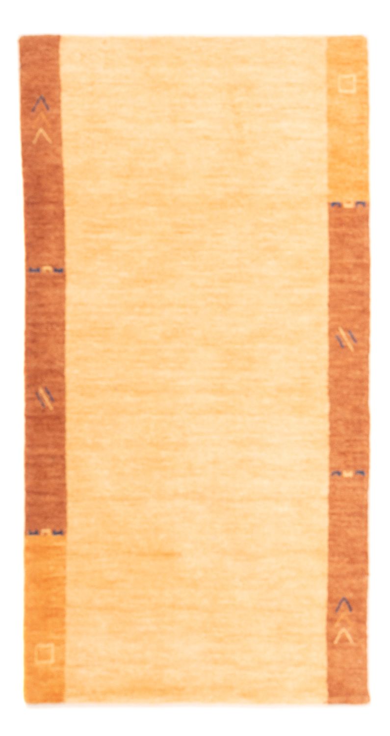 Tapis Gabbeh - Indus - 140 x 70 cm - beige