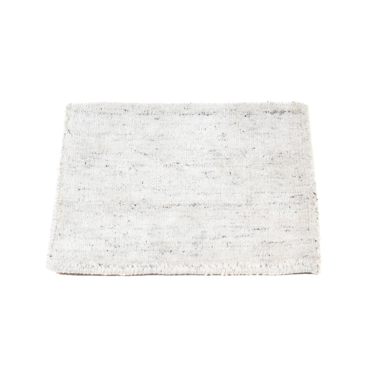 Tapis en laine carré  - 30 x 30 cm - gris clair