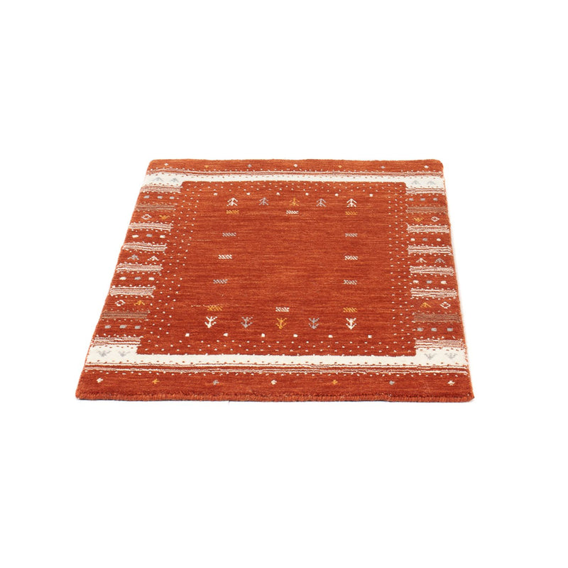 Tapis Gabbeh - Loribaft Softy - 90 x 60 cm - terracotta
