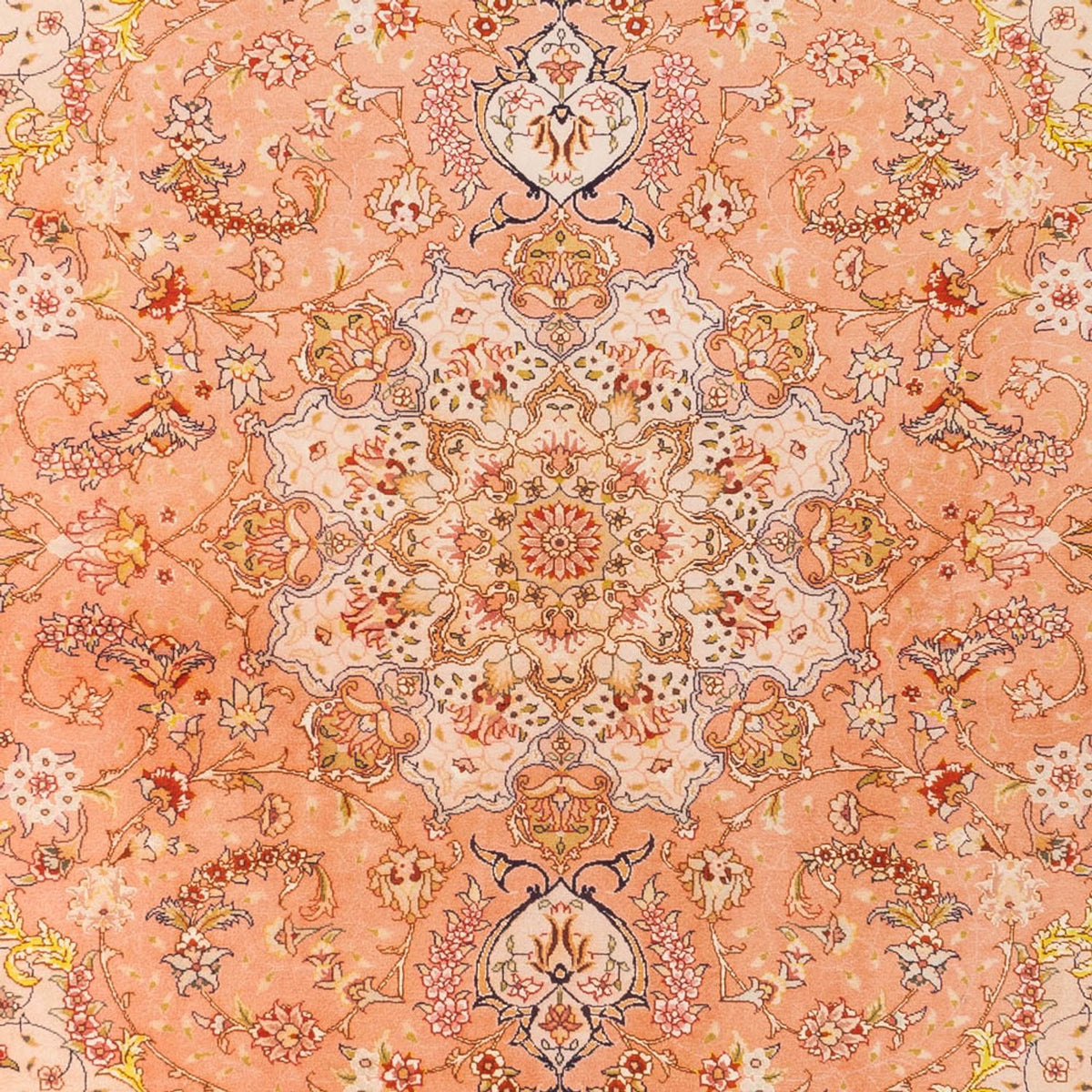 Tapis persan - Tabriz - Royal - 200 x 150 cm - saumon