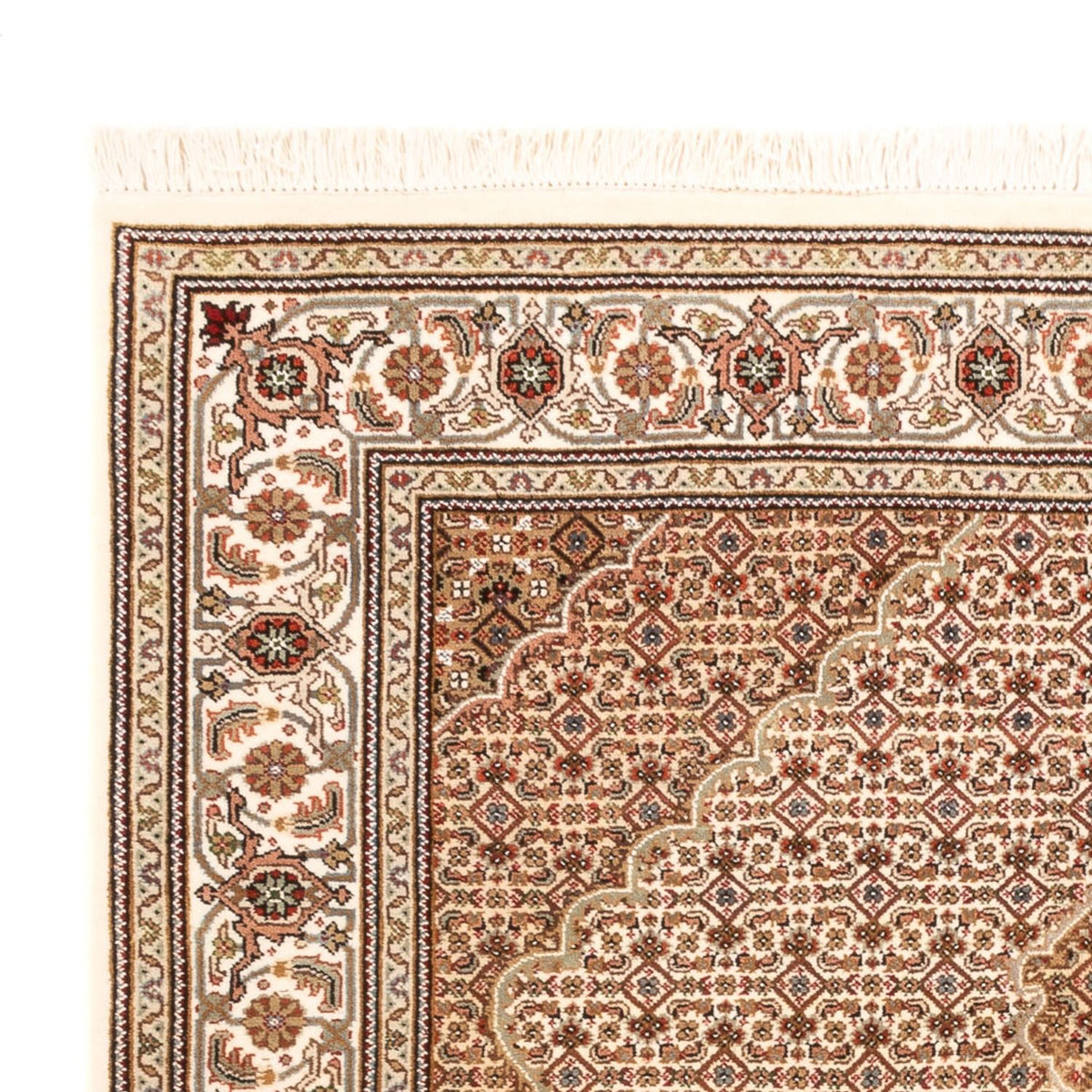 Tapis oriental - Tabriz - 200 x 150 cm - beige foncé