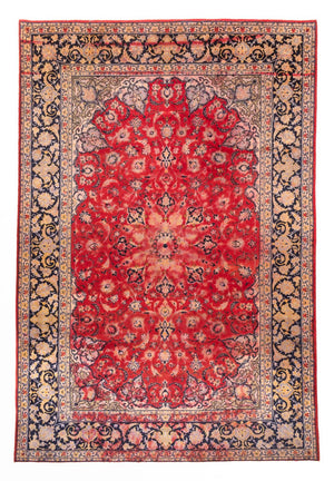 Tapis oriental - 345 x 240 cm - rouge