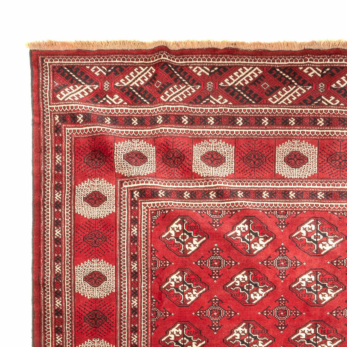 Tapis Turkaman - 391 x 270 cm - rouge