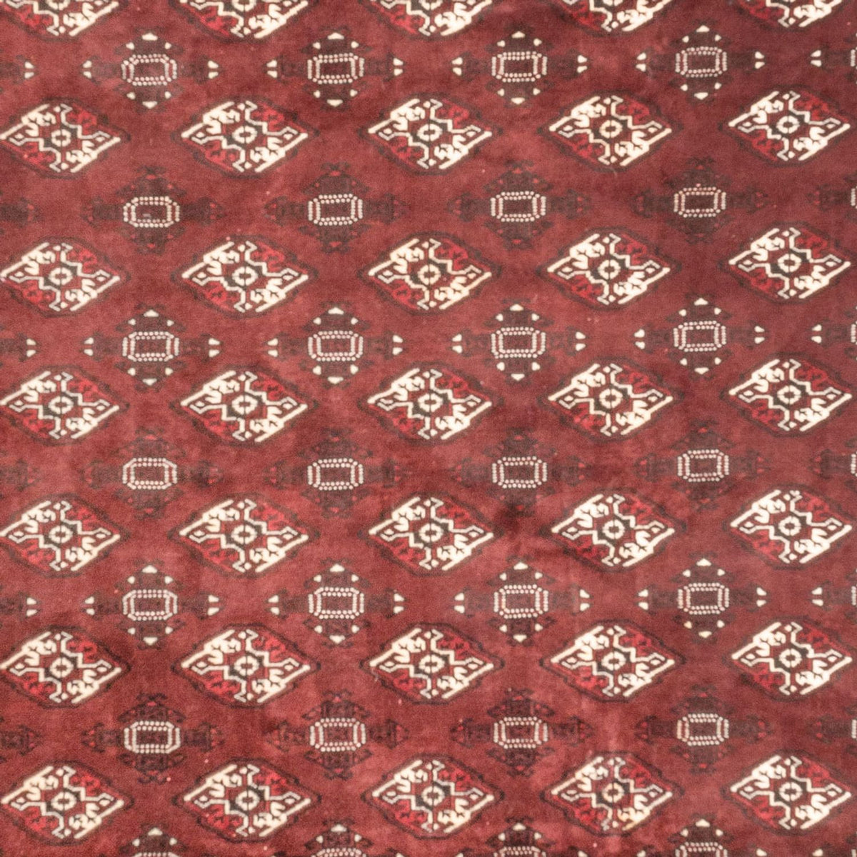 Tapis Turkaman - 380 x 260 cm - rouge foncé