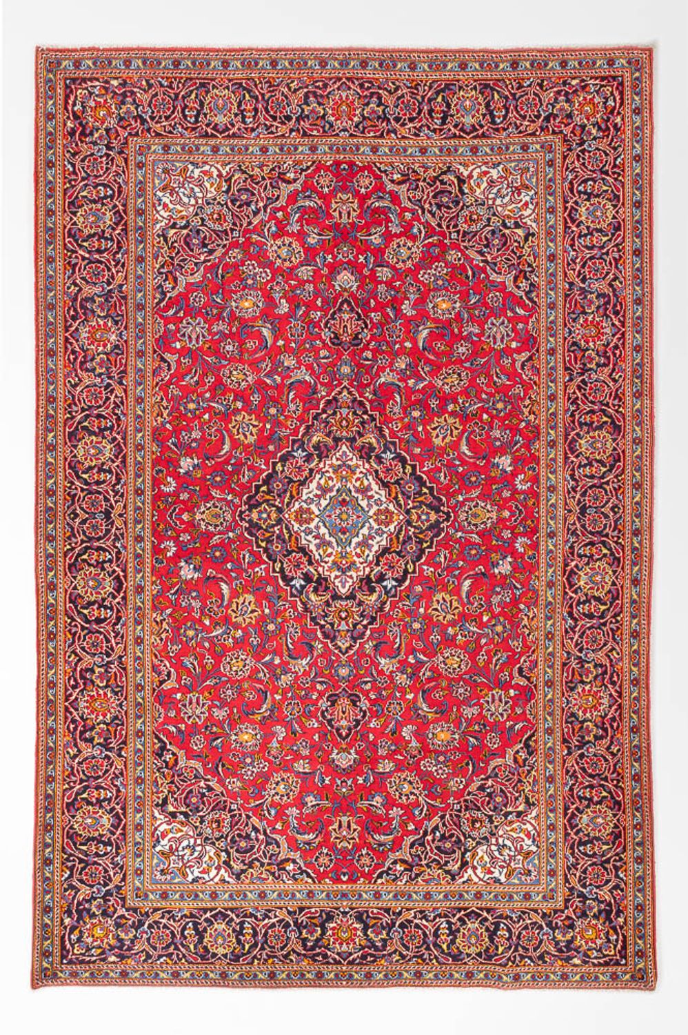 Tapis persan - Keshan - 300 x 218 cm - rouge