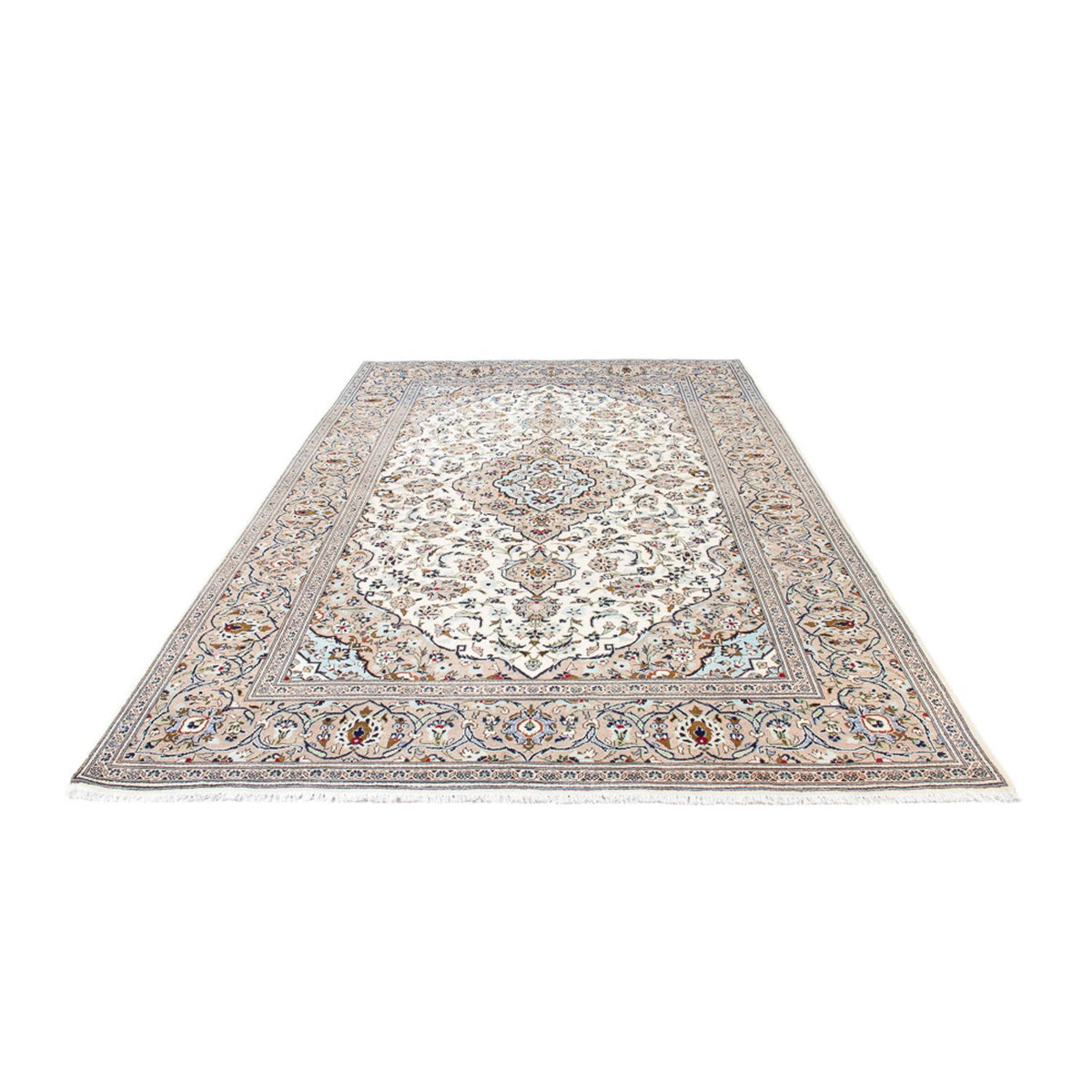 Tapis persan - Keshan - 310 x 200 cm - crème