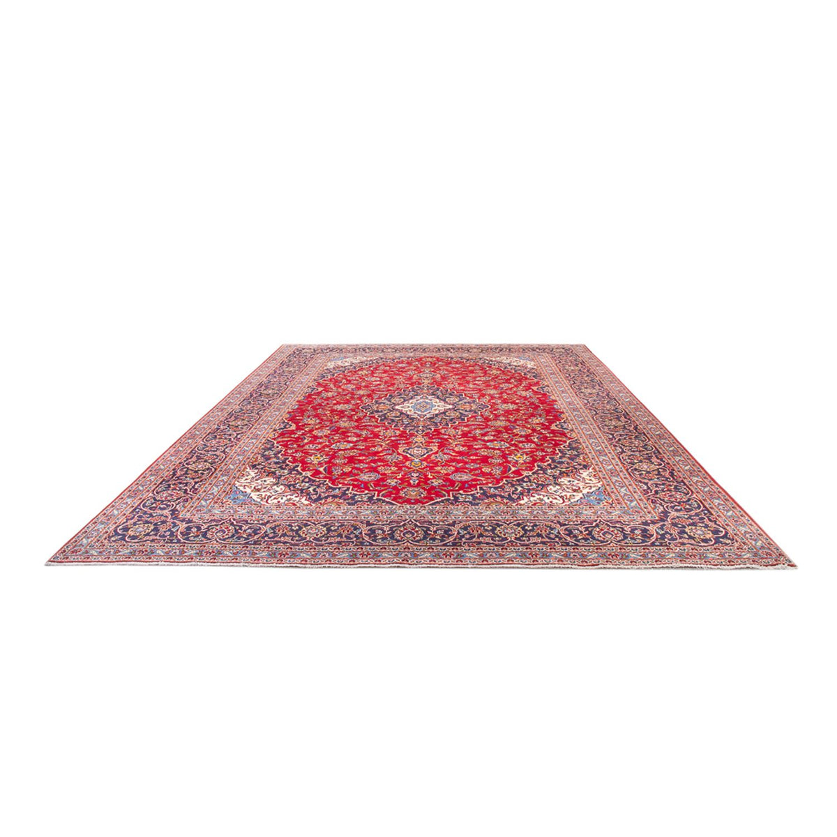 Tapis persan - Keshan - 390 x 295 cm - rouge