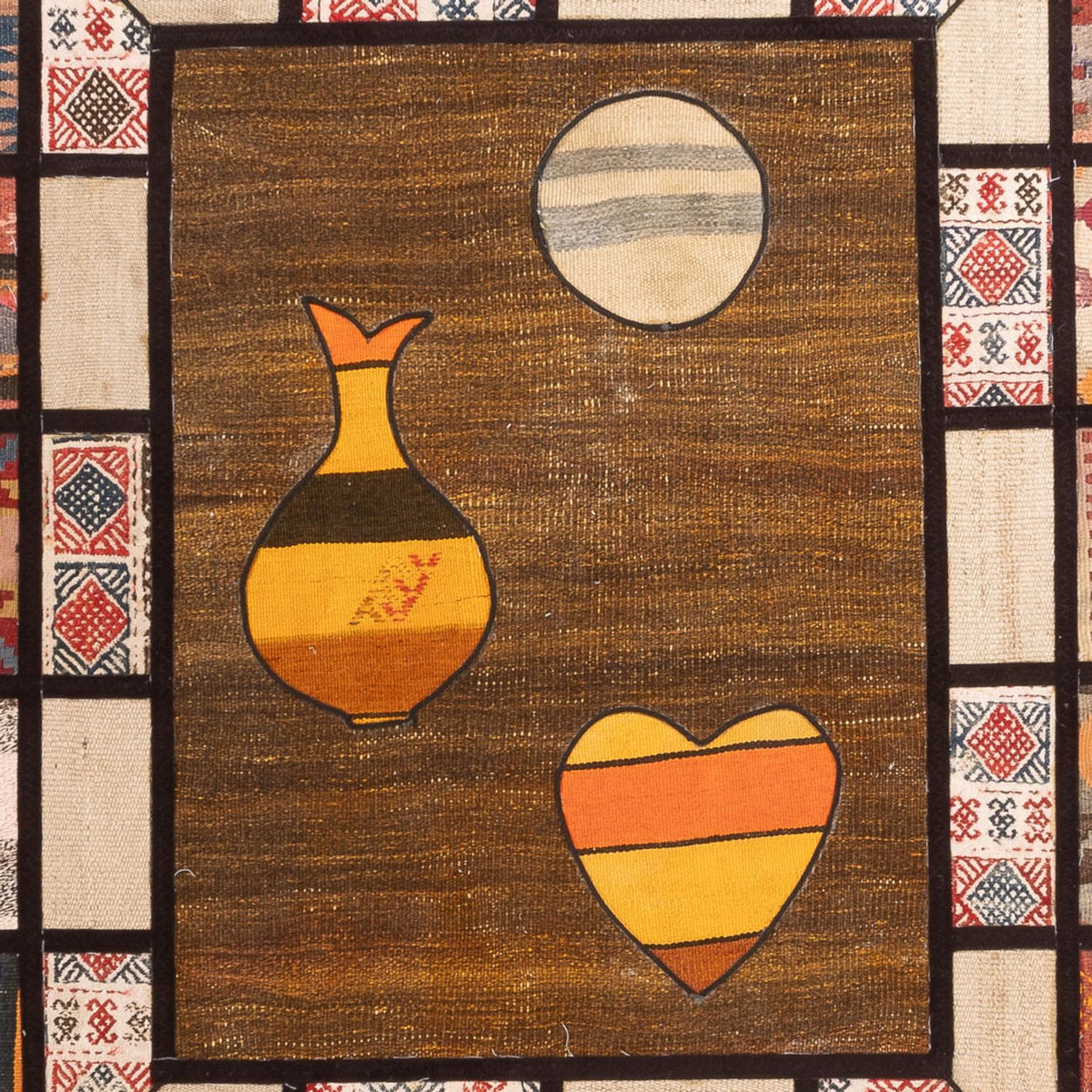 Tapis patchwork - 200 x 135 cm - multicolore