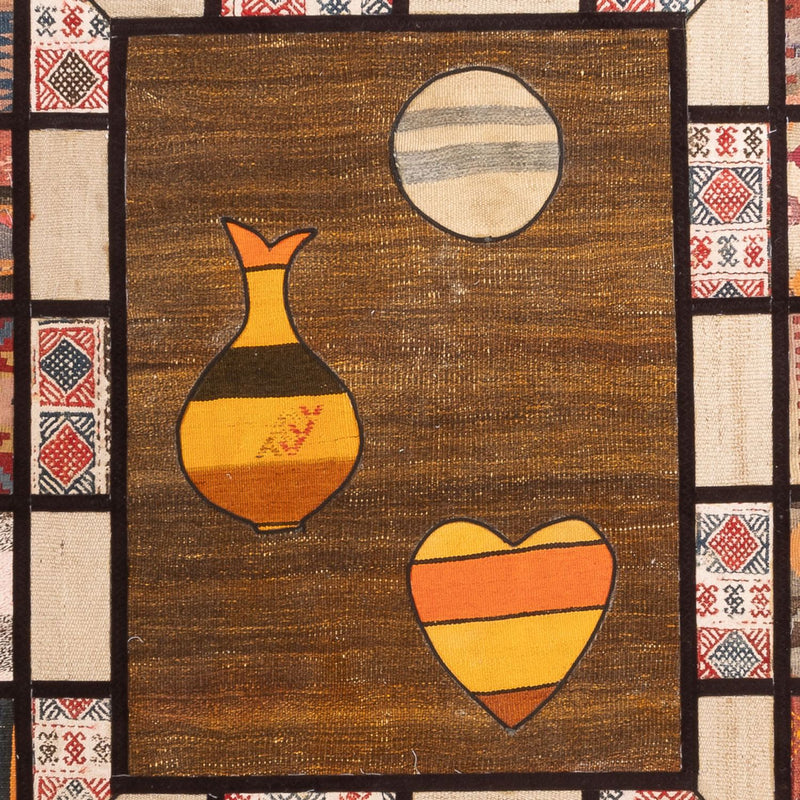 Tapis patchwork - 200 x 135 cm - multicolore